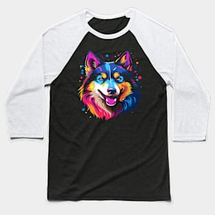 Siberian Husky Happiness Baseball T-Shirt